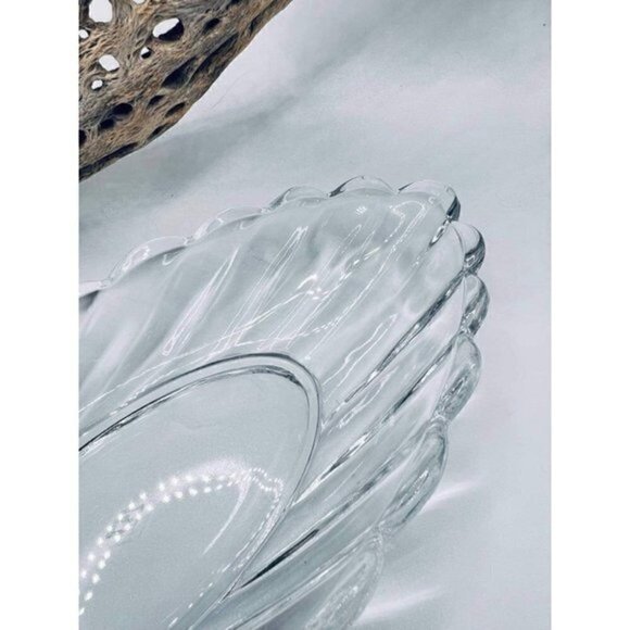 VINTAGE HEISEY Crystolite Relish Pickle Dish - Picture 3 of 6